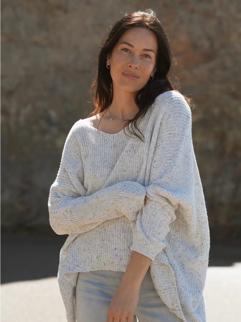 Carly Jean Los Angeles Rhea Oversized Knit Sweater - Women